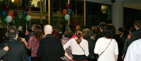 50e anniversaire de l'EBSI-Participants pendant le cocktail